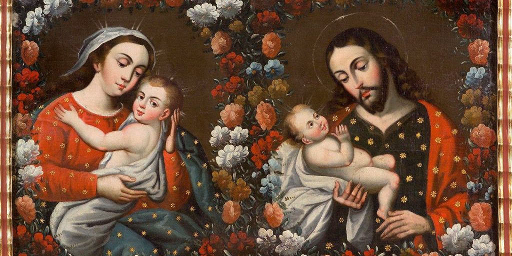 Anónimo s.XVIII-Sagrada Familia