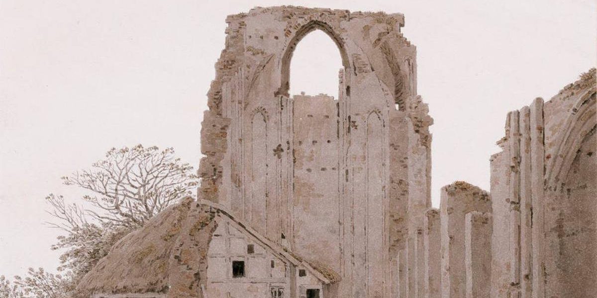 Friedrich-Klosterruine_Eldena_Vista este (1836)