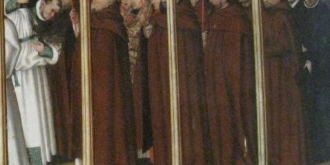 Procesión-Tabla monasterio Poblet-Frag03