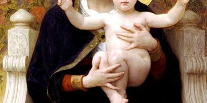 Bouguereau-Virgen de los lirios
